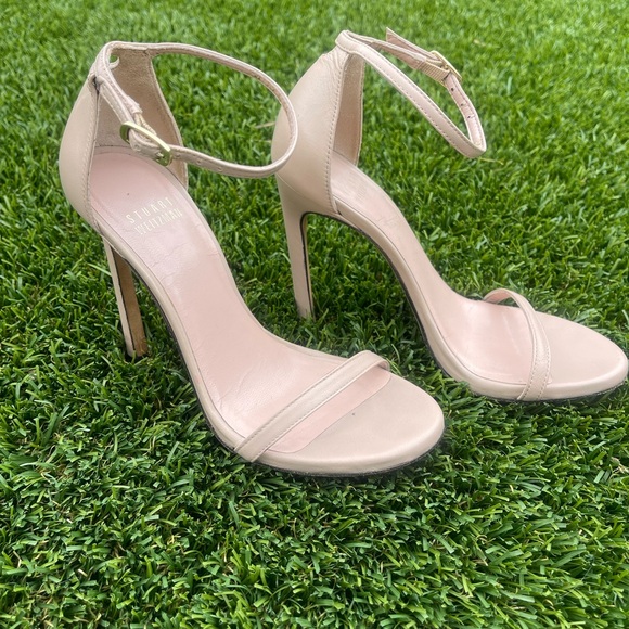 Stuart Weitzman Nudistcurve Heel Sandal - Picture 2 of 3